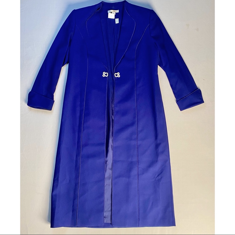 Long 2 pc Royal Blue Dress Suit